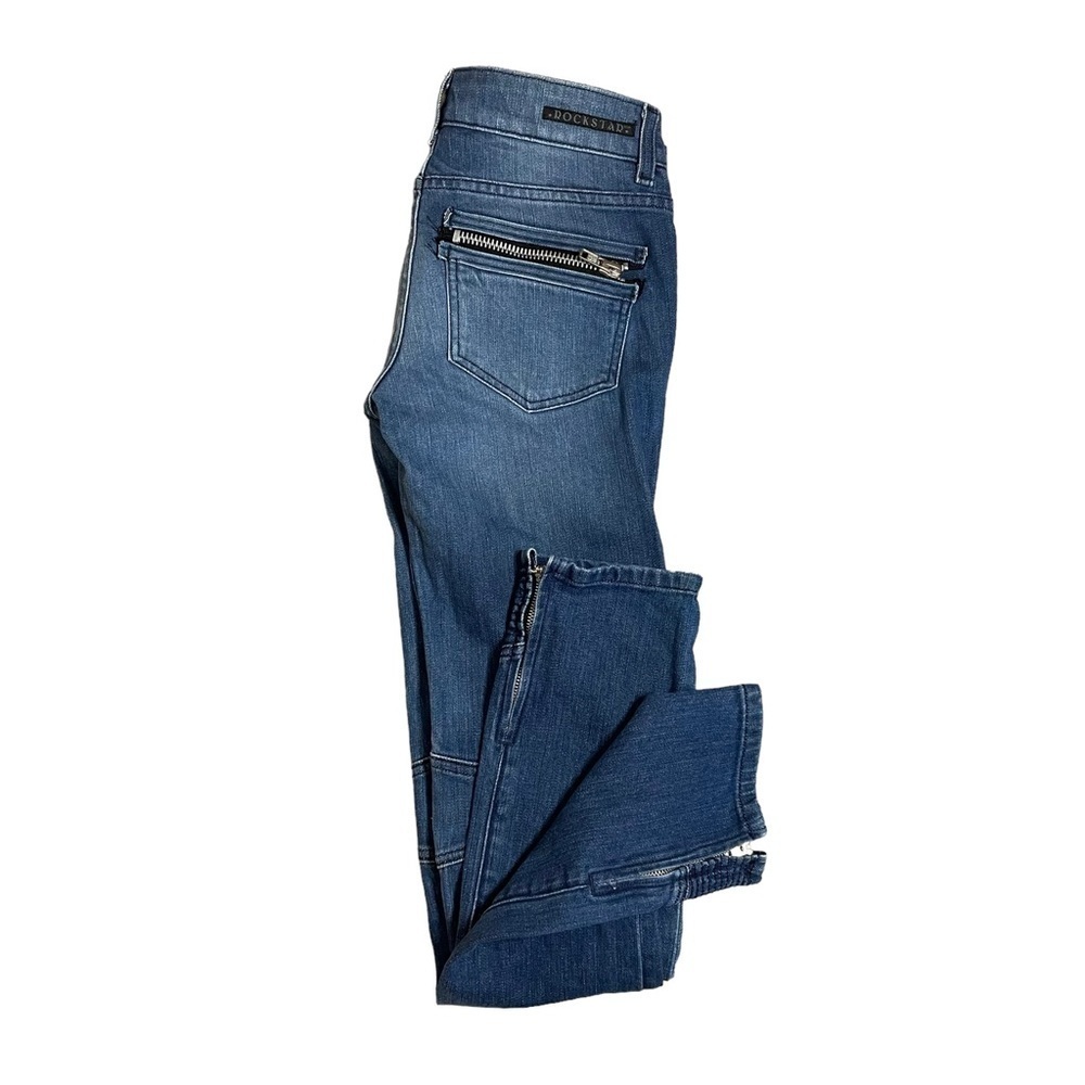Rockstar Sushi Moto Jeans stretch skinny womens 28 - Picture 14 of 14